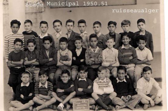 Ecole du stade  municipal  1950/51