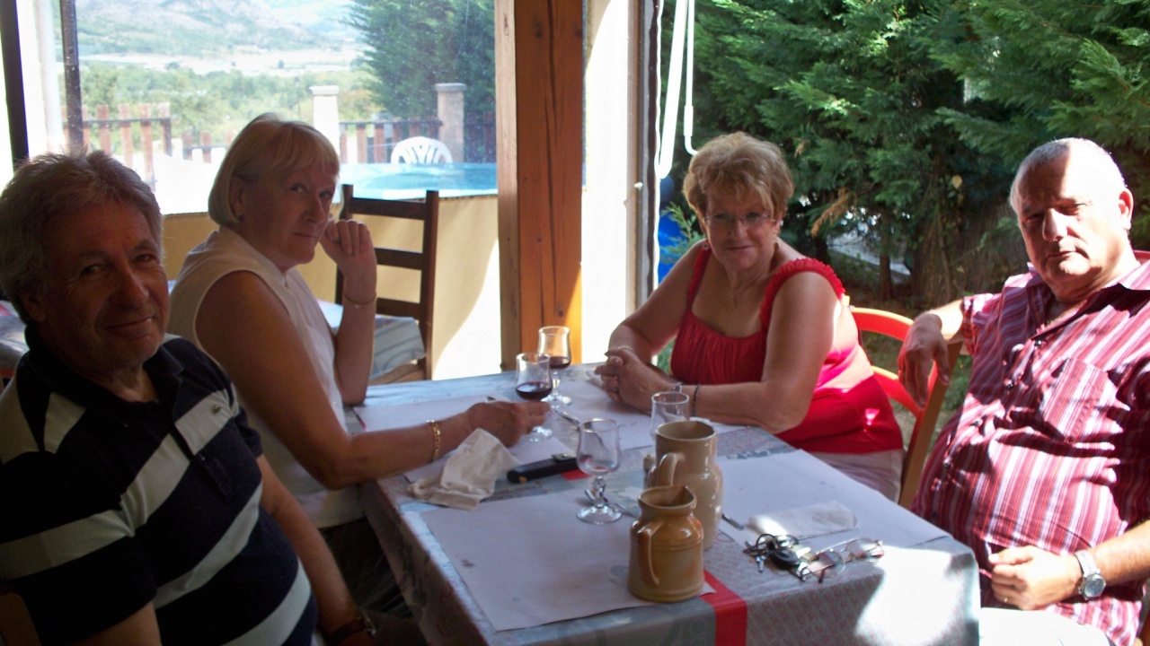 Avec Jeanine &Nicole et Jacques à JAUSIER  Alpes de hautes provence