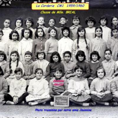 La Corderie CM1 1958/1959